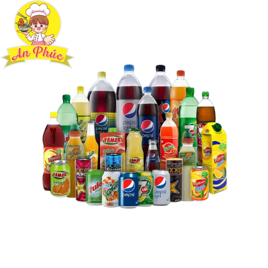 Trà Xanh/Sting/7up/Xá Xị/Pepsi/Coca